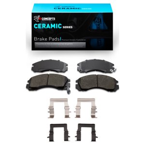 Mitsubishi Montero Brake Pads - Front - R1 Concepts - Ceramic - `94-`00